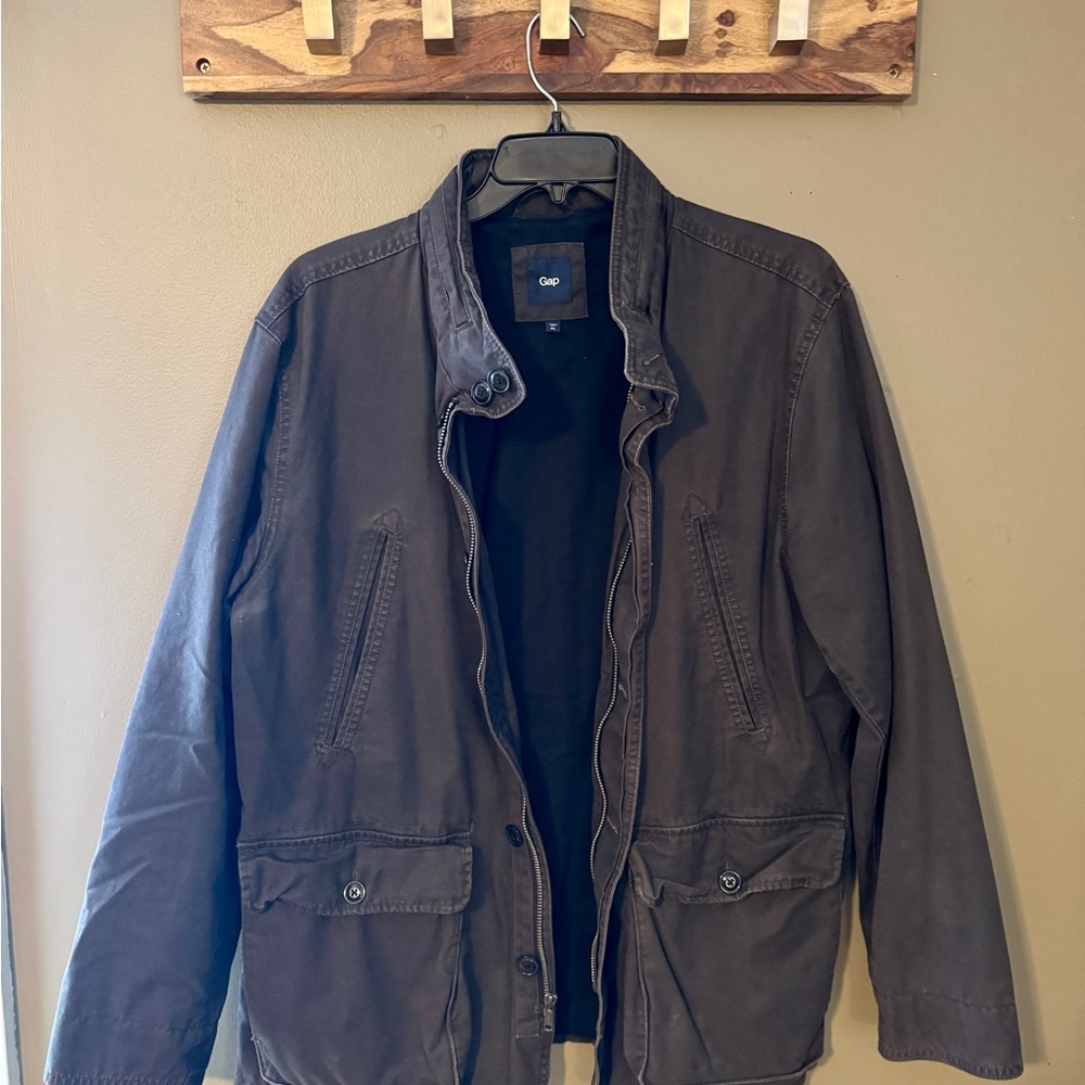 Men’s GAP Military Field Jacket Utility Style - Grey